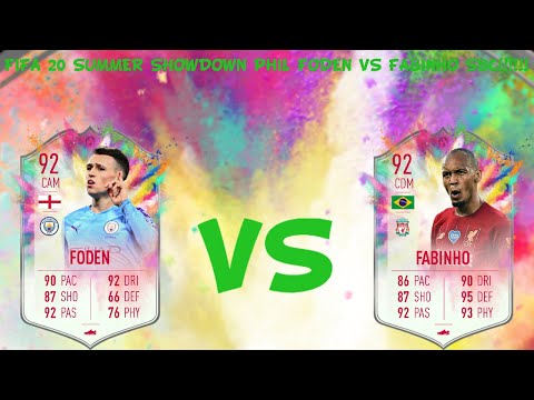 FIFA 20 SUMMER SHOWDOWN PHIL FODEN VS FABINHO SBC!!!!!!