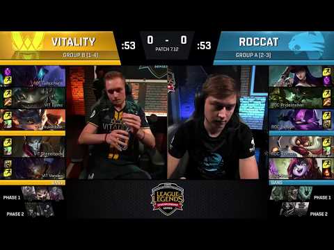 Vitality vs Roccat (Highlights Game 1 Week 5) EU LCS  Summer 2017