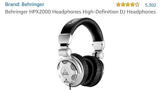 Video thumbnail for Behringer HPX2000 HD DJ Style Headphones Post-Use 2 Month Review by Shawn Martin