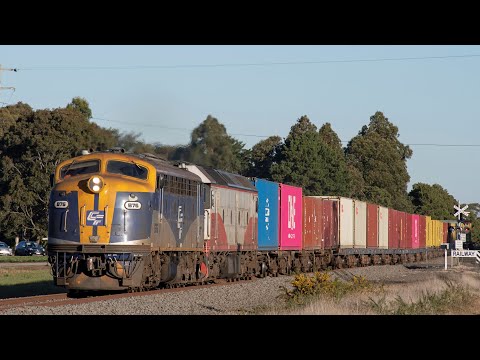 EMD Streamliner Leads a Daylight Freight! (QUBE's 9175 Hay Train to Ultima) | B76 & G532