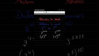 DETERMINE O MENOR 2⁴⁰ e 3³⁰? #shorts