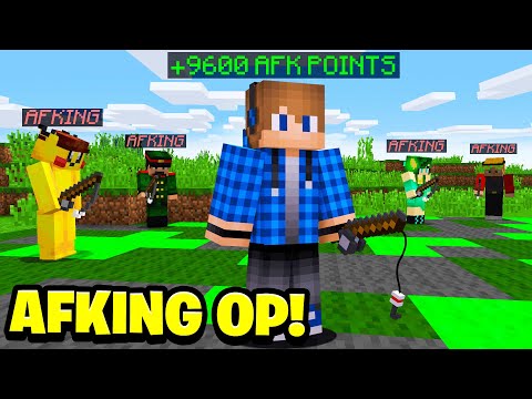 AFKING is Super OVERPOWERED on this server! | Minecraft OreHunt