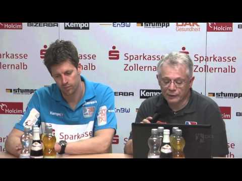 Pressekonferenz zum Spiel HBW - GWD Minden