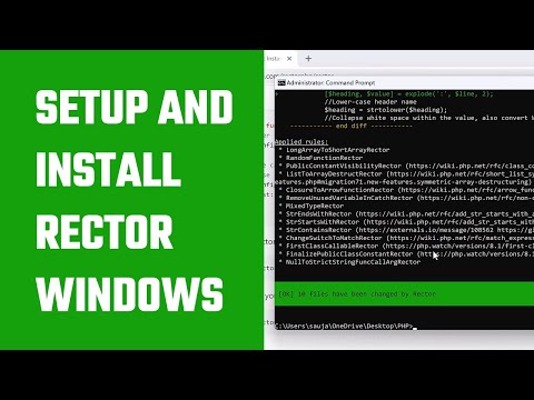 Rector PHP Tutorial: Running on Windows PC