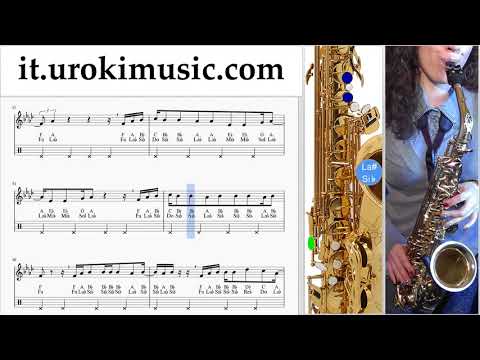 Lezioni di Sassofono Tenore Vaina Loca - Ozuna x Manuel Turizo Tutorial Spartito um-ih276