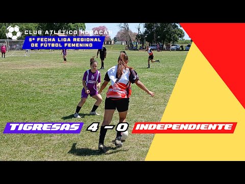 Tigresas de San Justo vs Independiente de La Pelada 5ª Fecha de la Liga Regional de Fútbol Femenino