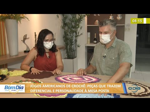 Jogos americanos de crochê: Peças que trazem diferencial e personalidade às mesas postas 21 01 2022