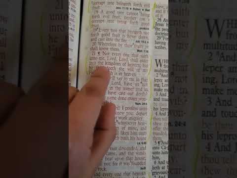 Not every one that (MATTHEW 7:21)