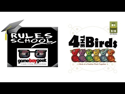 How to Play 4 the Birds (Rules School) with the Game Boy Geek