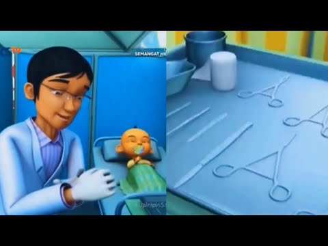 Upin Berani Sunat Bersama Dokter | Tiru Aksi Upin Ipin Terbaru