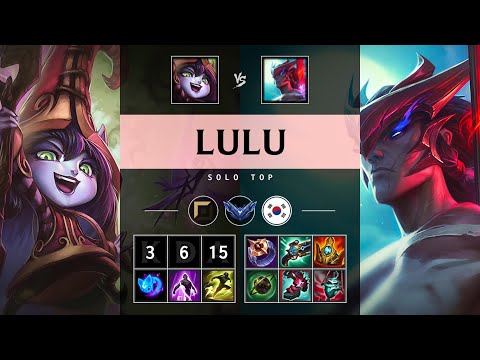 Lulu Top vs Yone - KR Diamond Patch 25.09