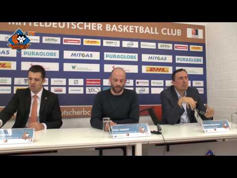 8.Spieltag Pressekonferenz MBC vs MLP Academics Heidelberg