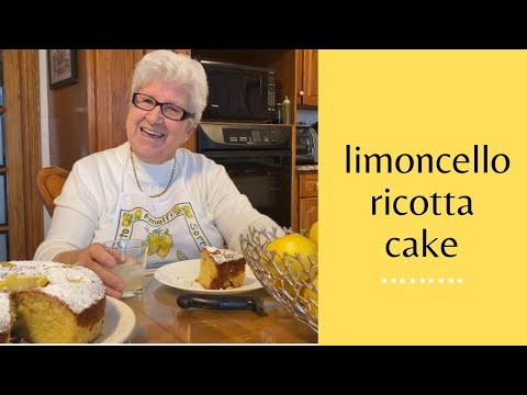 Super Lemony Italian Limoncello Ricotta Cake (e56)