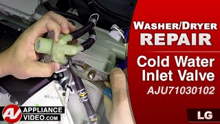 LG Washer Dryer Combo Unit - Cold Water Valve Diagnostic and Repair