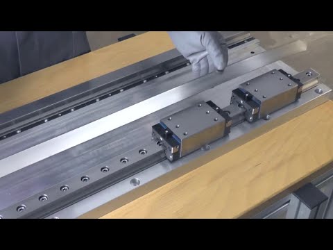 [EN] Bosch Rexroth: Linear Guides - Mounting sliding fit cover strip (How-To)