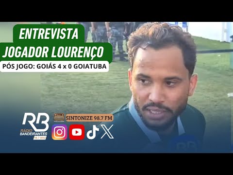 Lourenço fala após a vitória do Goiás contra o Goiatuba por 4 a 0 | Campeonato Goiano 2026