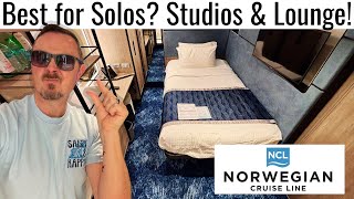 Would you stay in a cabin this small for a week? Norwegian Cruise Line Studios & Studio Lounge!