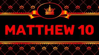 MATTHEW 10 (NIV) by Max McLean
