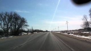 preview picture of video 'Car Camera - NE 103 - Crete to Wilber, NE . 2012 ( ネブラスカ州道103号線 )'