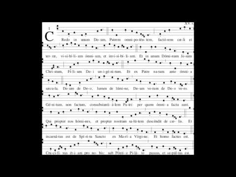 Credo 4 (IV)  - Gregorian Chant