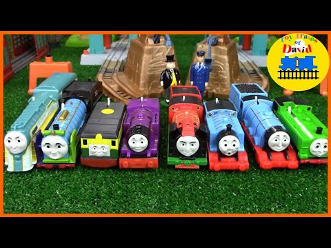 Fastest Engine on Sodor Spiral Battle! Thomas & Friends Trackmaster|Great Race|Toy Trains of  David
