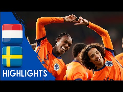 Netherlands vs Sweden | All Goals & Highlights | U21 Euro Qualification 14-10-2024