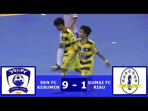 SKN FC KEBUMEN VS DUMAI FC RIAU [9-1] PRO FUTSAL LEAGUE 2018 (CUPLIKAN GOL)