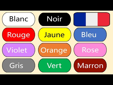 How to say colors in French - Colores en Francés - Learn French with Tama