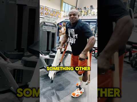 Warum Ronnie nicht laufen kann😢#gym #ronniecoleman