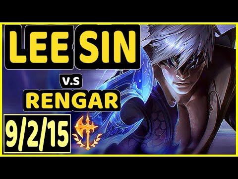 NJI (LEE SIN) vs RENGAR - 9/2/15 KDA JUNGLE GAMEPLAY - EUW Ranked GRANDMASTER