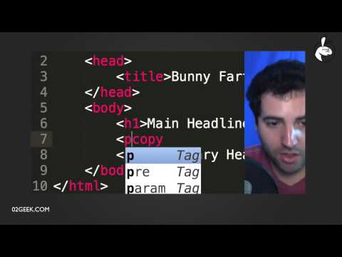 Learning HTML : The P Tag