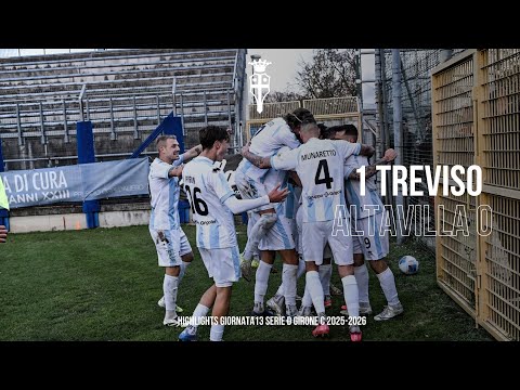TREVISO FBC VS ALTAVILLA - HIGHLIGHTS - Giornata 13 serie d girone c 2025-2026