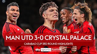 Casemiro stars in dominant display! | Man United 3-0 Crystal Palace | Carabao Cup Highlights