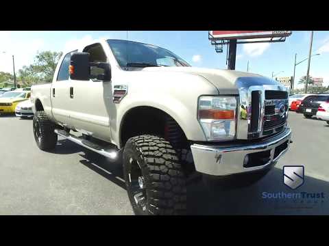 LIVE VIDEO 2008 Ford F 250 SD Lariat Crew Cab 4WD #D72628 Southern Trust