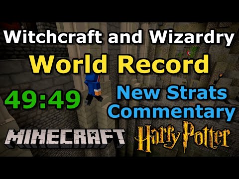 Minecraft Speedrun World Record Witchcraft and Wizardry (Edit + Commentary)