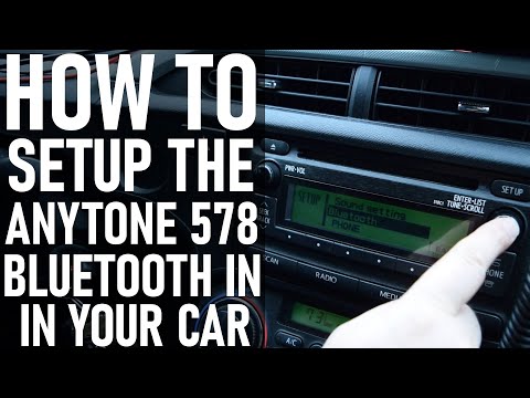 How to Pair the AnyTone 578 Bluetooth to Your Car