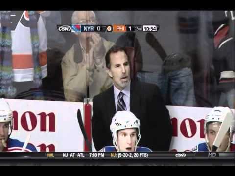 Nikolay Zherdev scores vs the Rangers - 12-18-2010