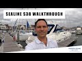 2004 Sealine S38 Walkthrough Video With NEW 2018 D4 Engines Priced At 134 995 From Parker Adams