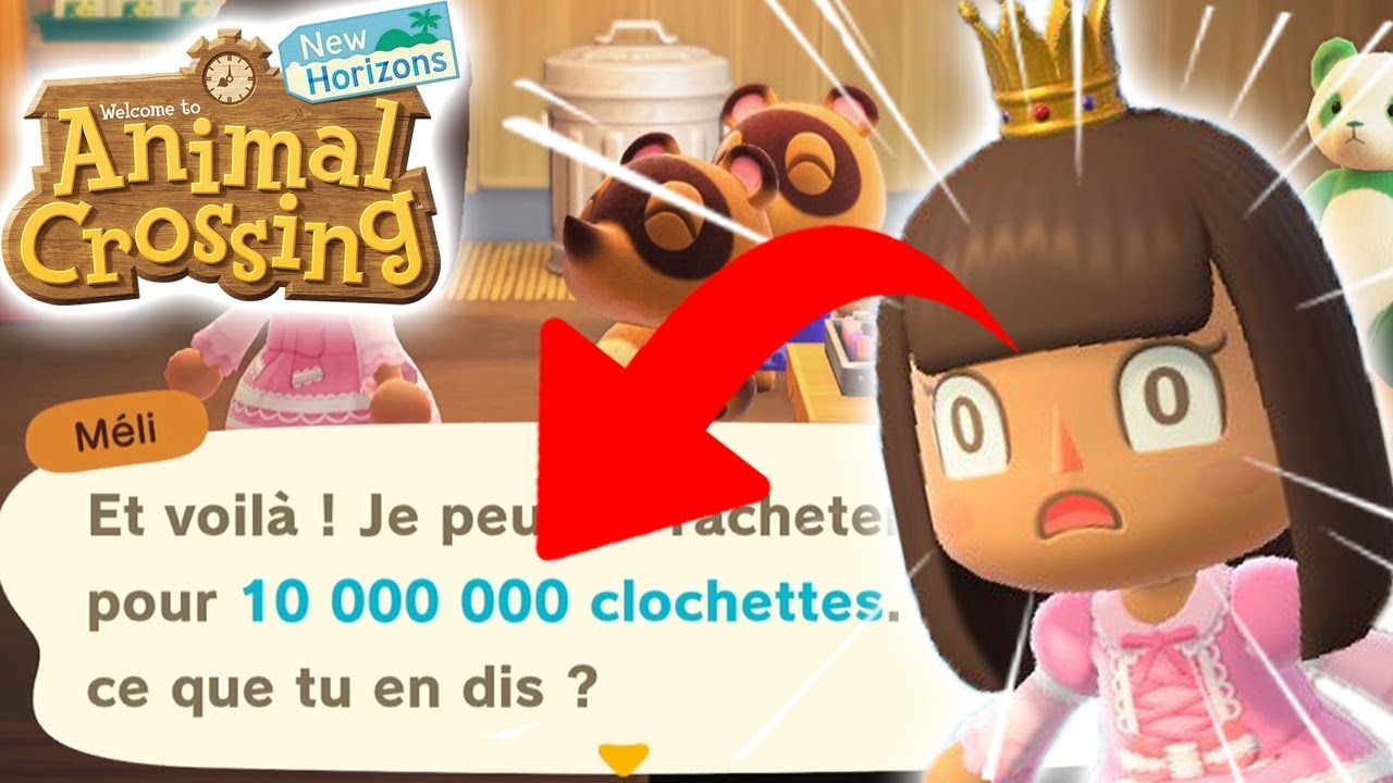 SE FAIRE 10 MILLIONS DE CLOCHETTES EN 2 MINUTES !!! | Animal Crossing New Horizons