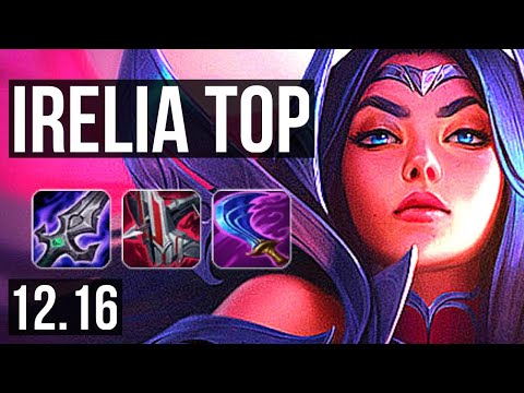 IRELIA vs NOCTURNE (TOP) | 7 solo kills, 300+ games, Dominating | EUW Diamond | 12.16
