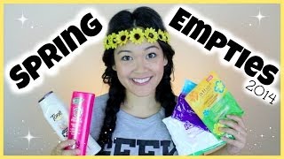 Products I&#39;ve Used Up | Spring Empties 2014