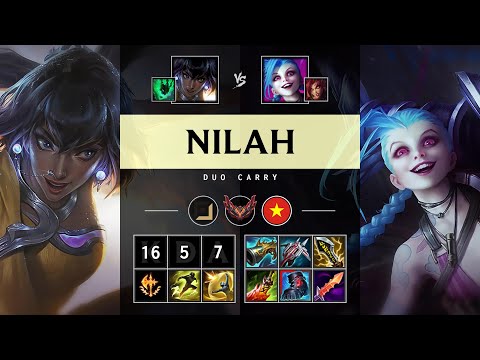 Nilah ADC vs Jinx - VN Grandmaster Patch 25.05