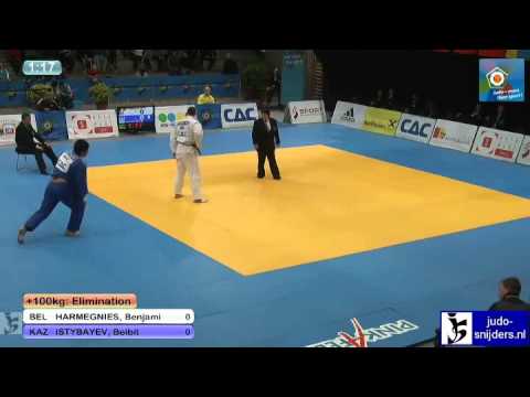 Benjamin Harmegnies (BEL) - Beibit Istybayev (KAZ) [+100kg]
