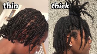 How to Get Thicker Locs |My Tips and Advice for Thick Locs |