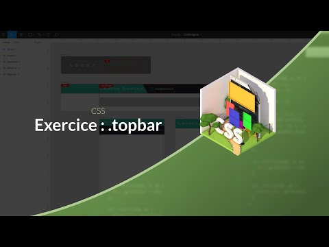 Découverte du CSS Chapitre 29 Mini TP Topbar