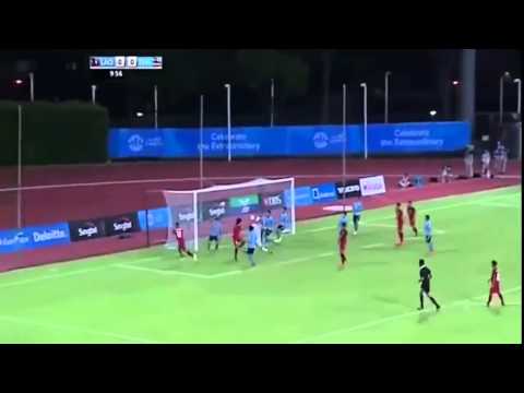 Thailand vs Laos 6 0 goals 29 05 2015 Seagame 28