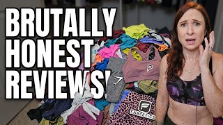 HUGE Gym wear and athleisure declutter+ Brutally Honest Review(Gym shark, popflex, and many more!)