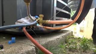 hvac : air conditioning change out from start to finish