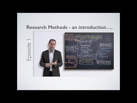 Research Methods - Introduction