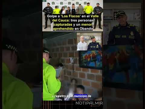 PERSONAS CAPTURADAS Y UN ADOLESCENTE APREHENDIDO EN OBANDO